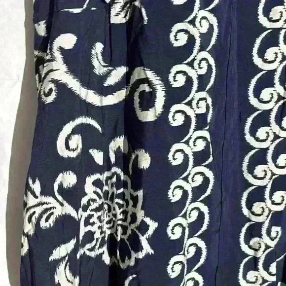 TCEC Barba Sleeveless Ruffle Dress Multi Colored Sheath Size Medium - Picture 2 of 9